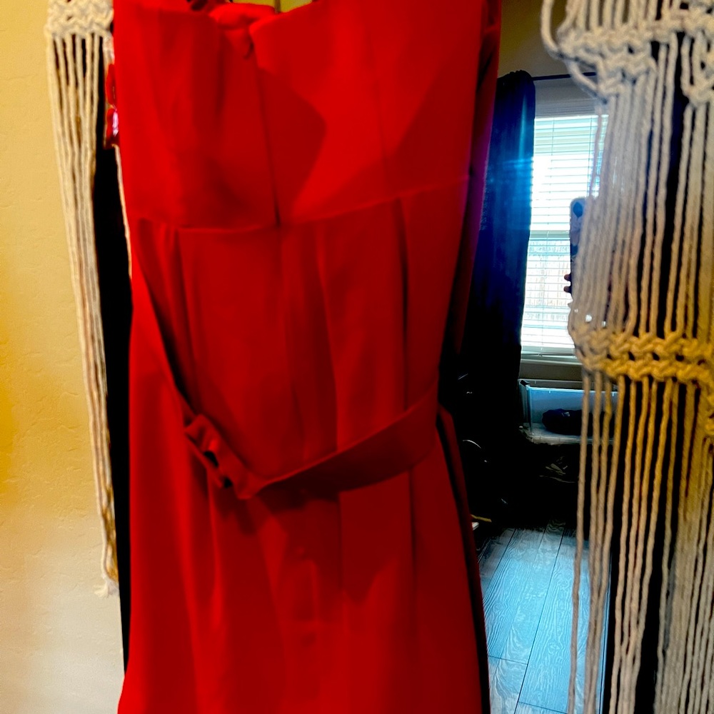 Red dress